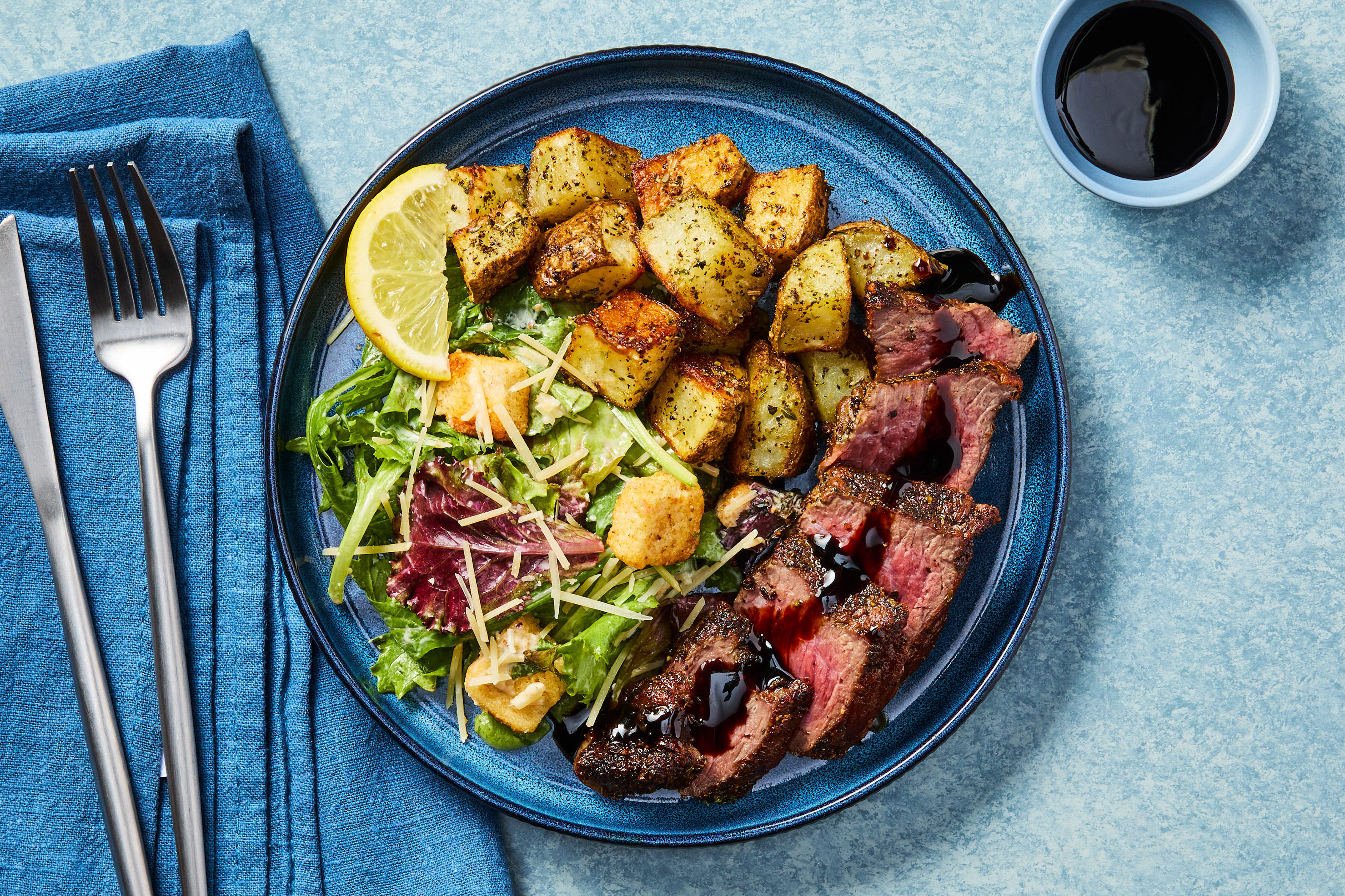Balsamic Grass-Fed Rib-Eye Tagliata