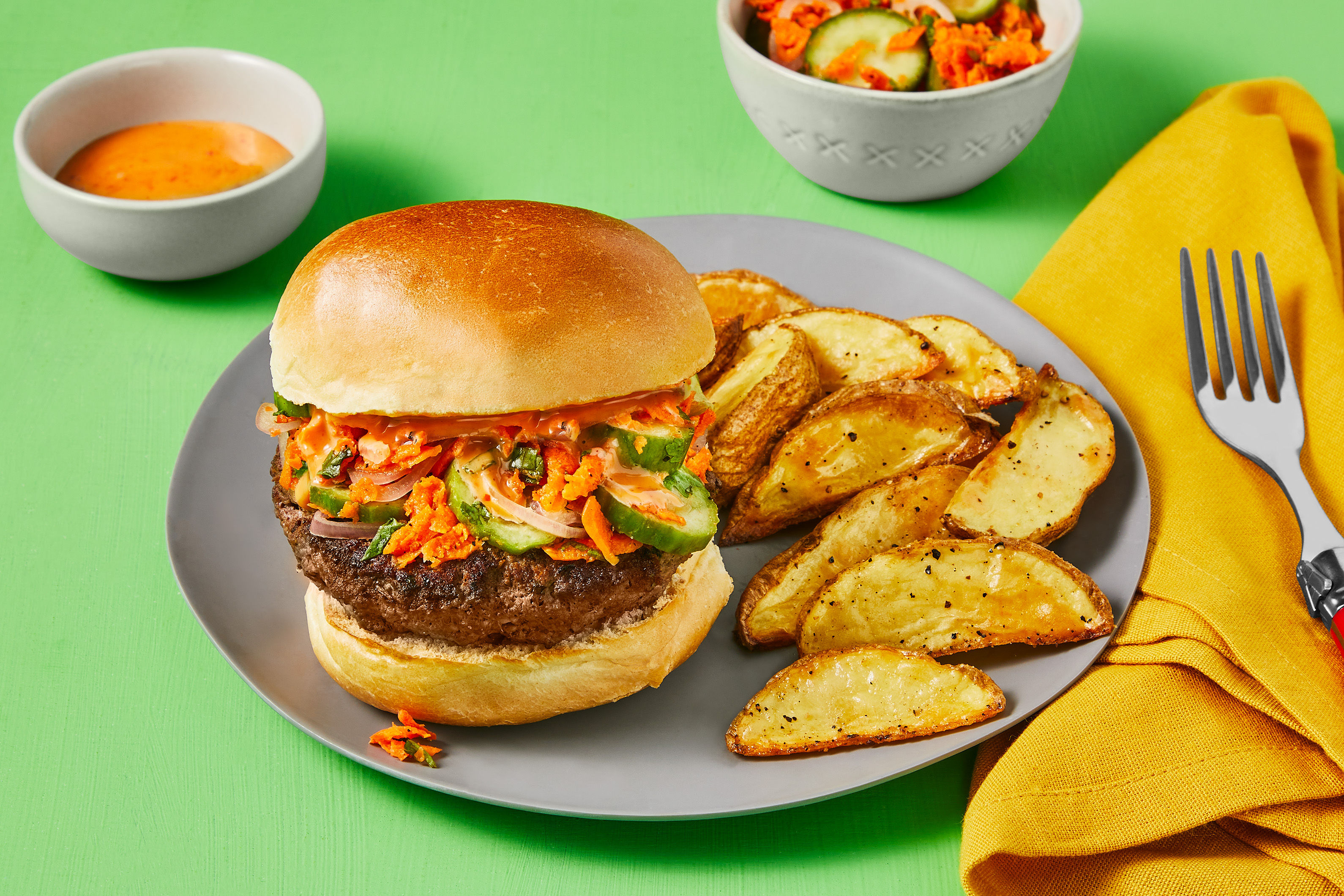 Banh Mi-Style Burgers