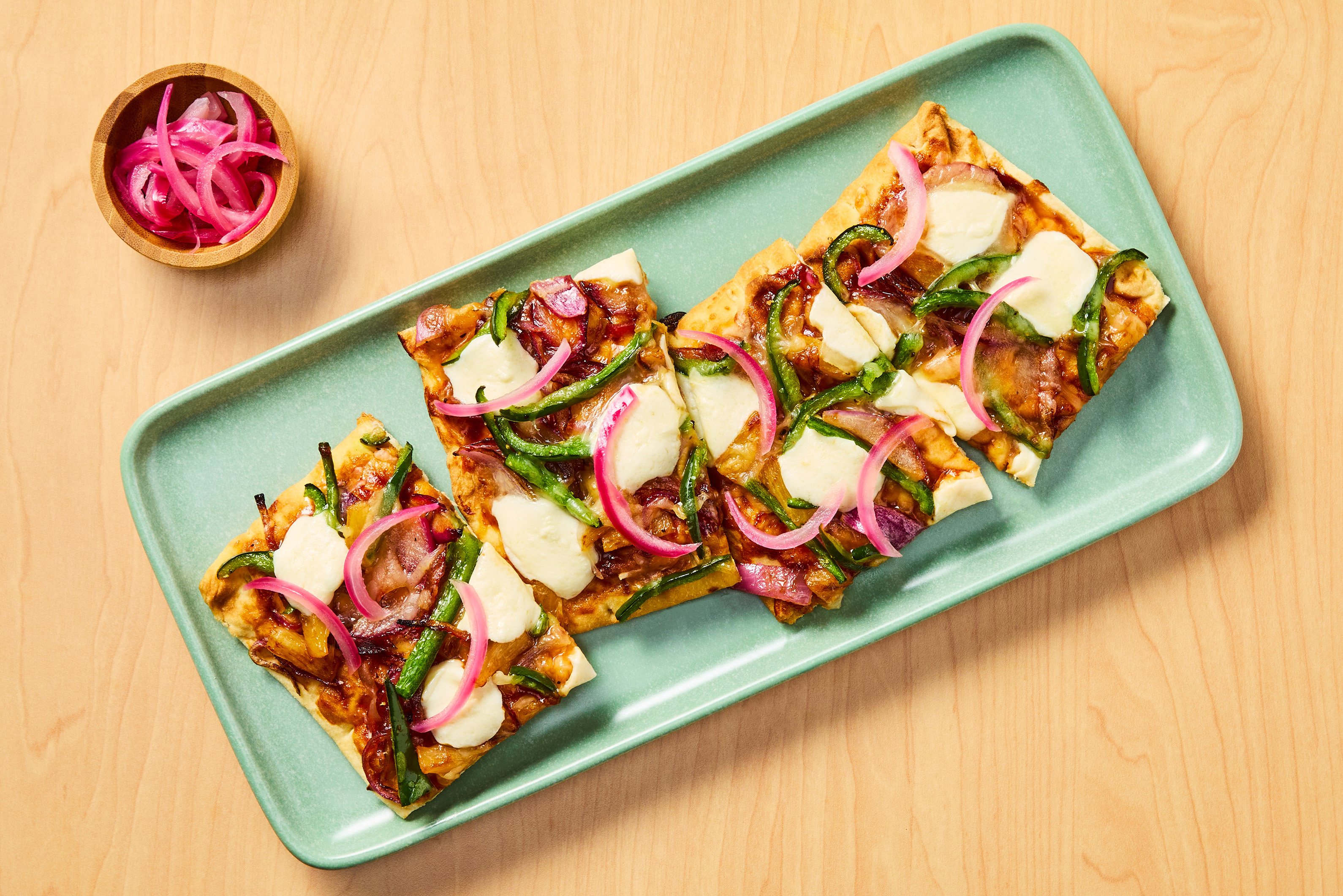 BBQ Flatbreads with Chicken