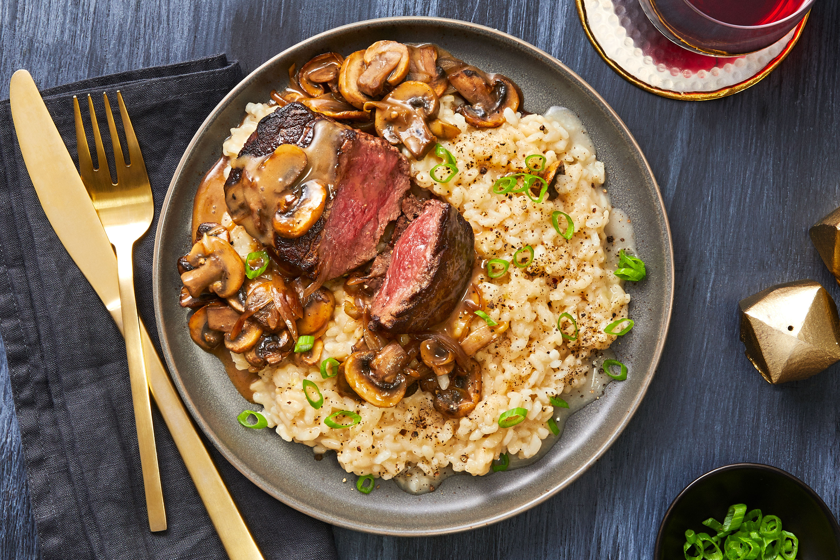 Beef Tenderloin in a Mushroom Sauce
