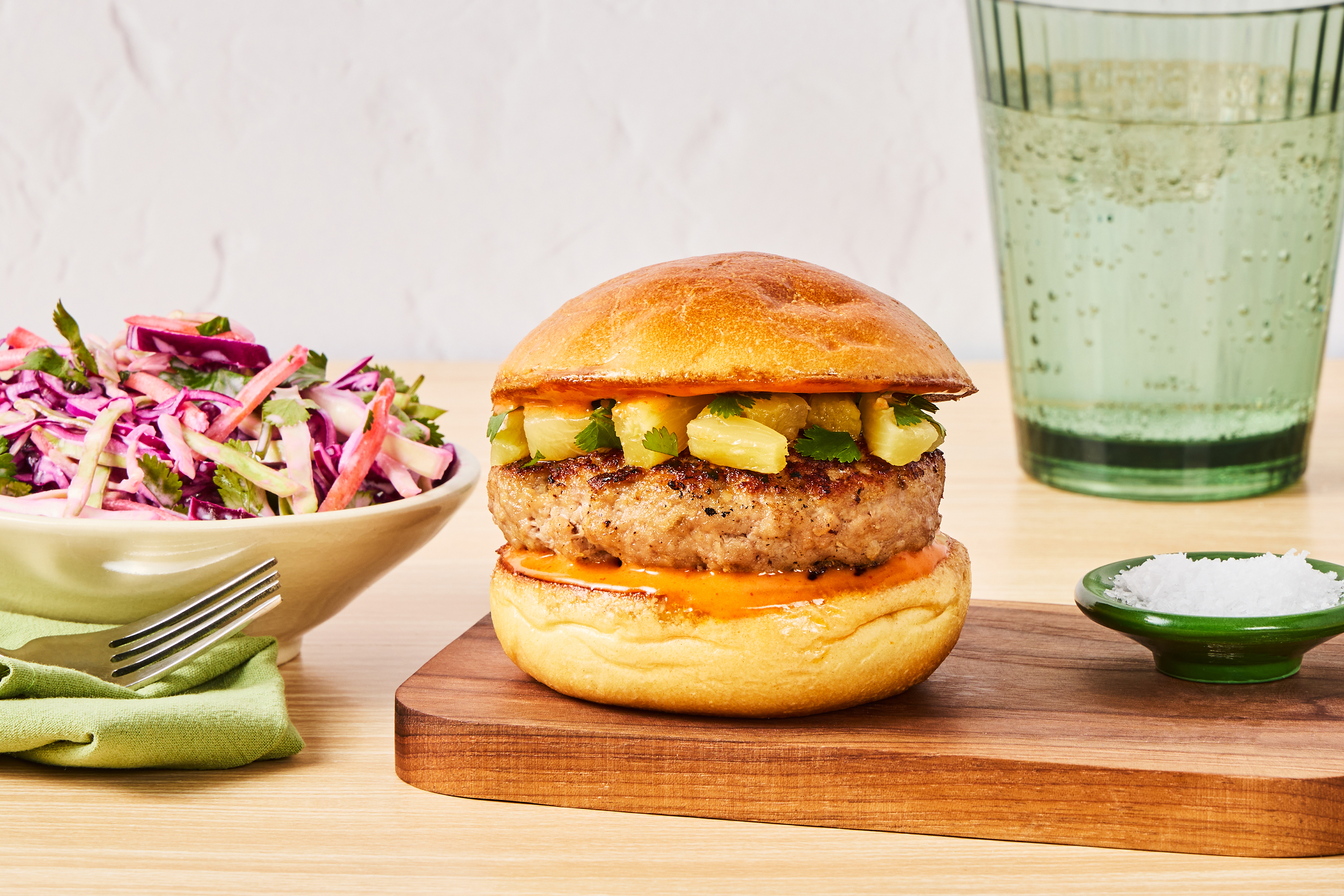 Big Island Pork Burgers with Pineapple