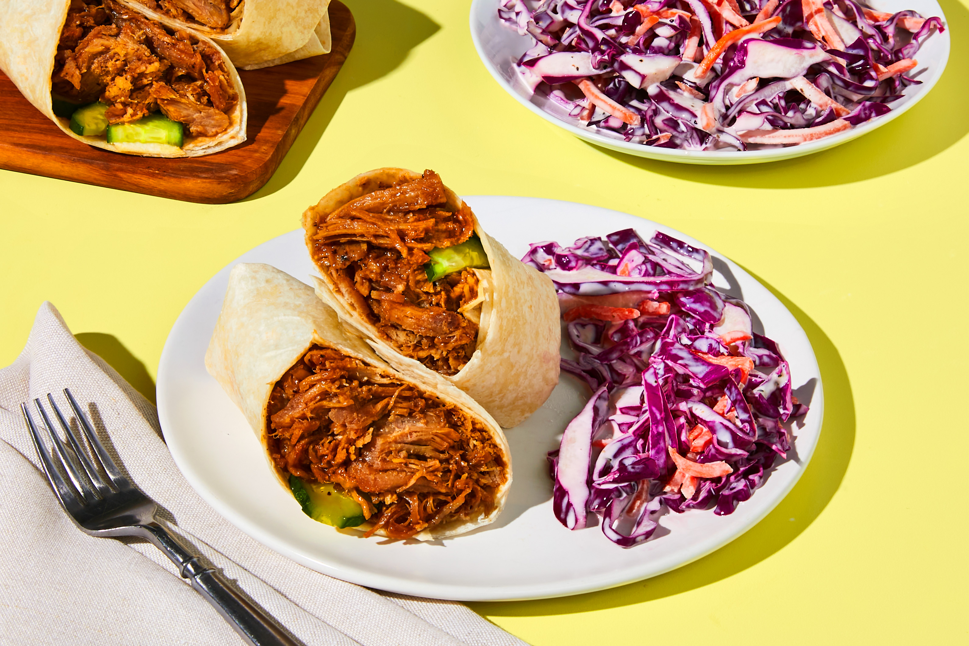 Bulgogi Pulled Pork Wraps