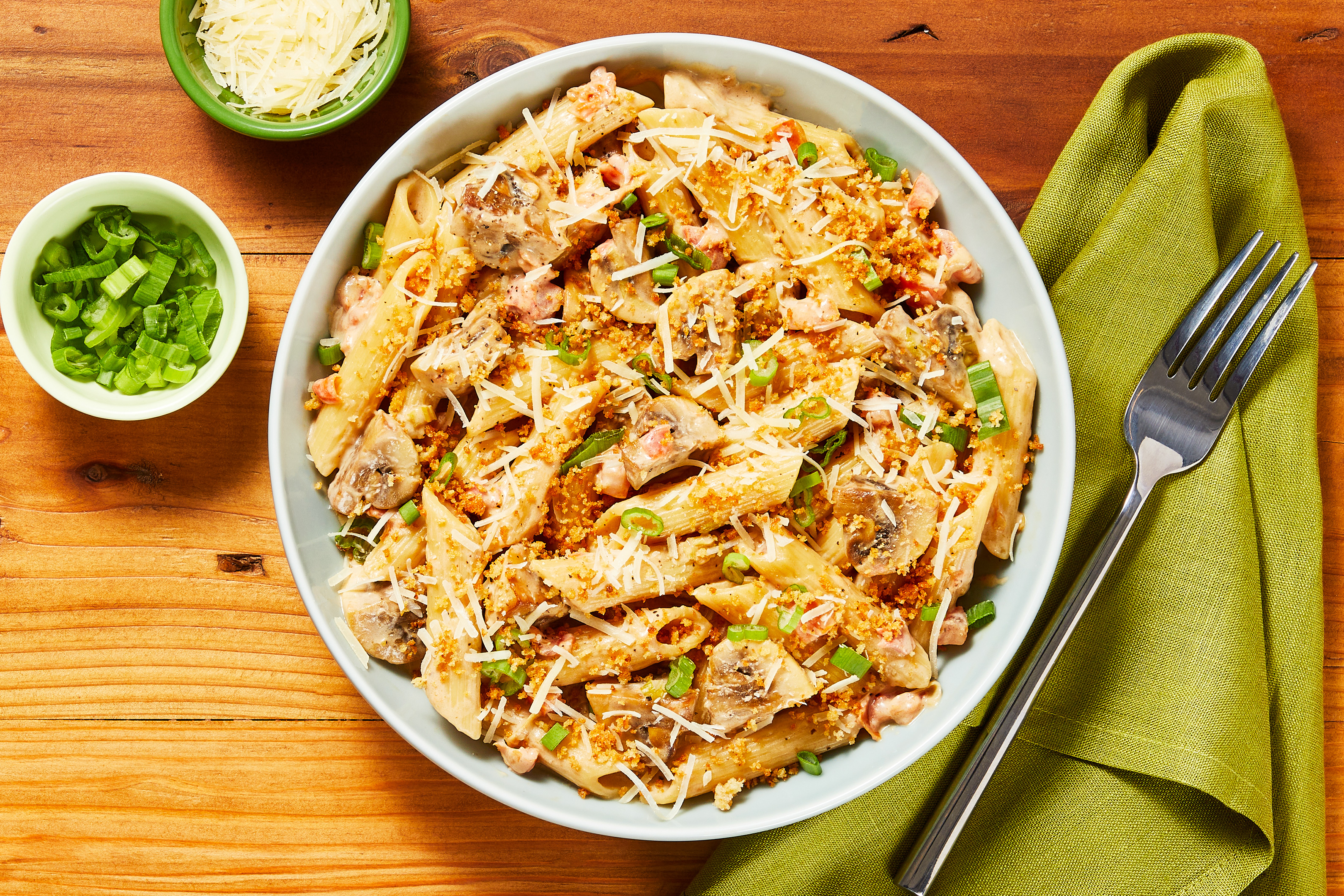 Chicken & Mushroom Truffle Penne