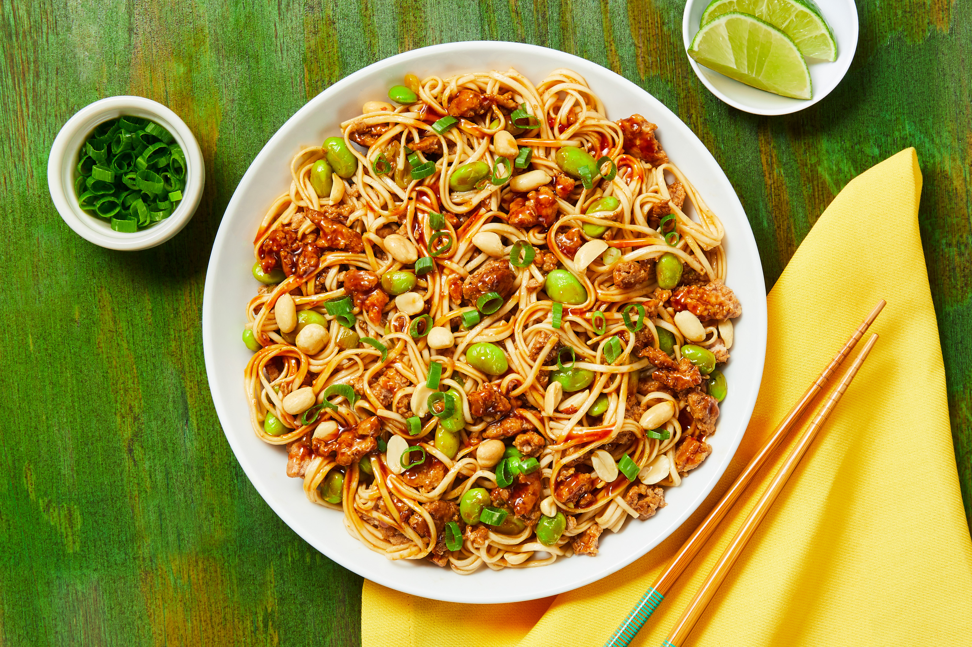 Chili Ginger Pork Noodles
